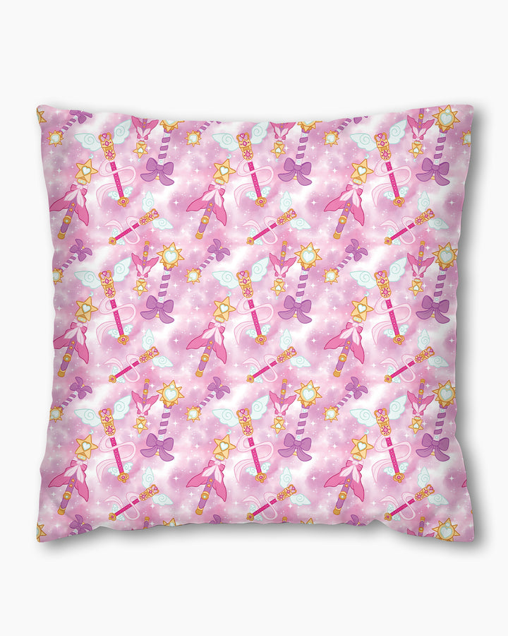 Kawaii Magical Girl Wand Bamboo Pillow Case