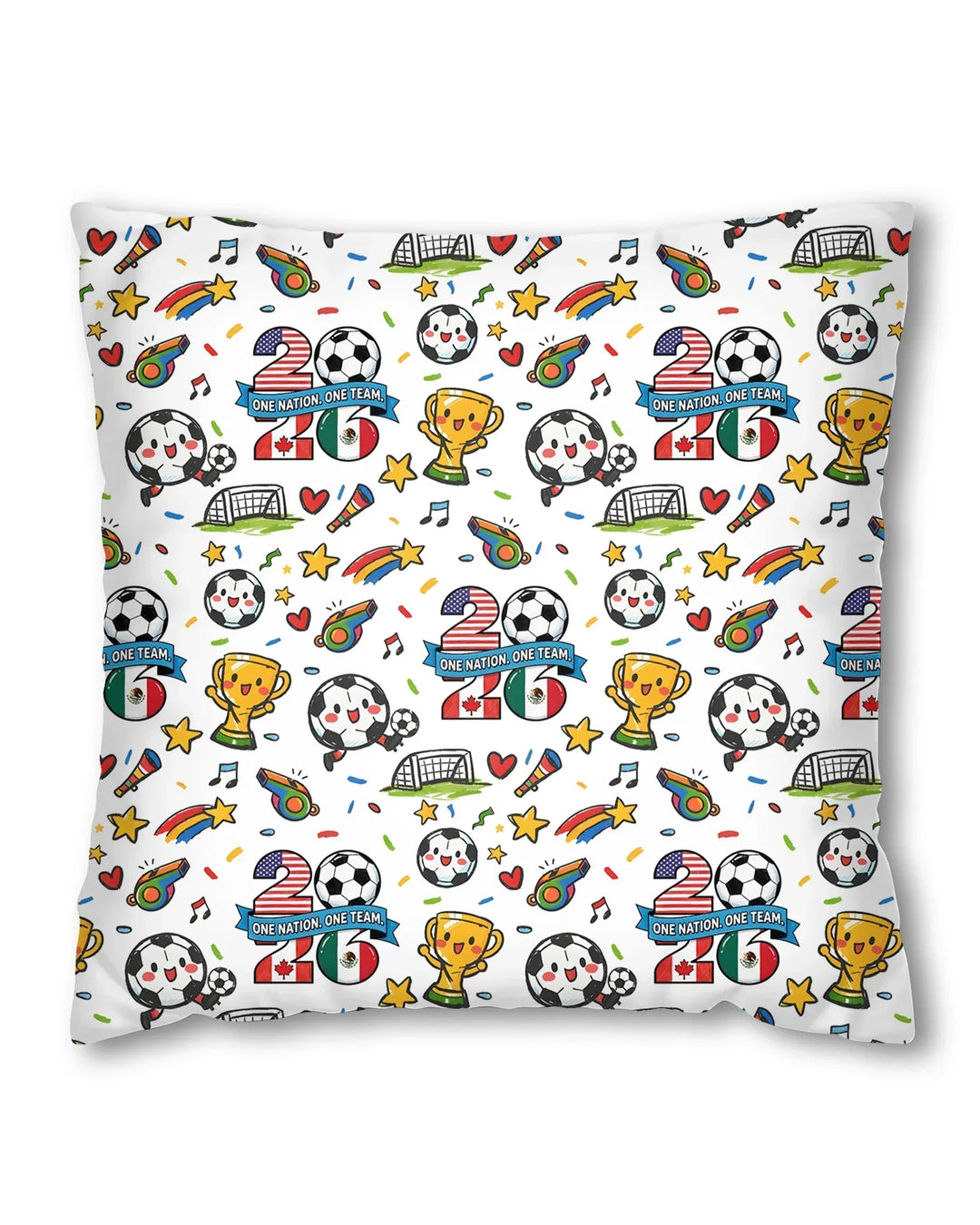 Soccer Fever 2026 Family Matching Bamboo Pillow Case