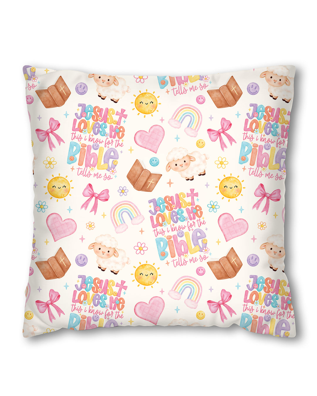 Jesus Loves Me This I Know Bamboo Pillow Case