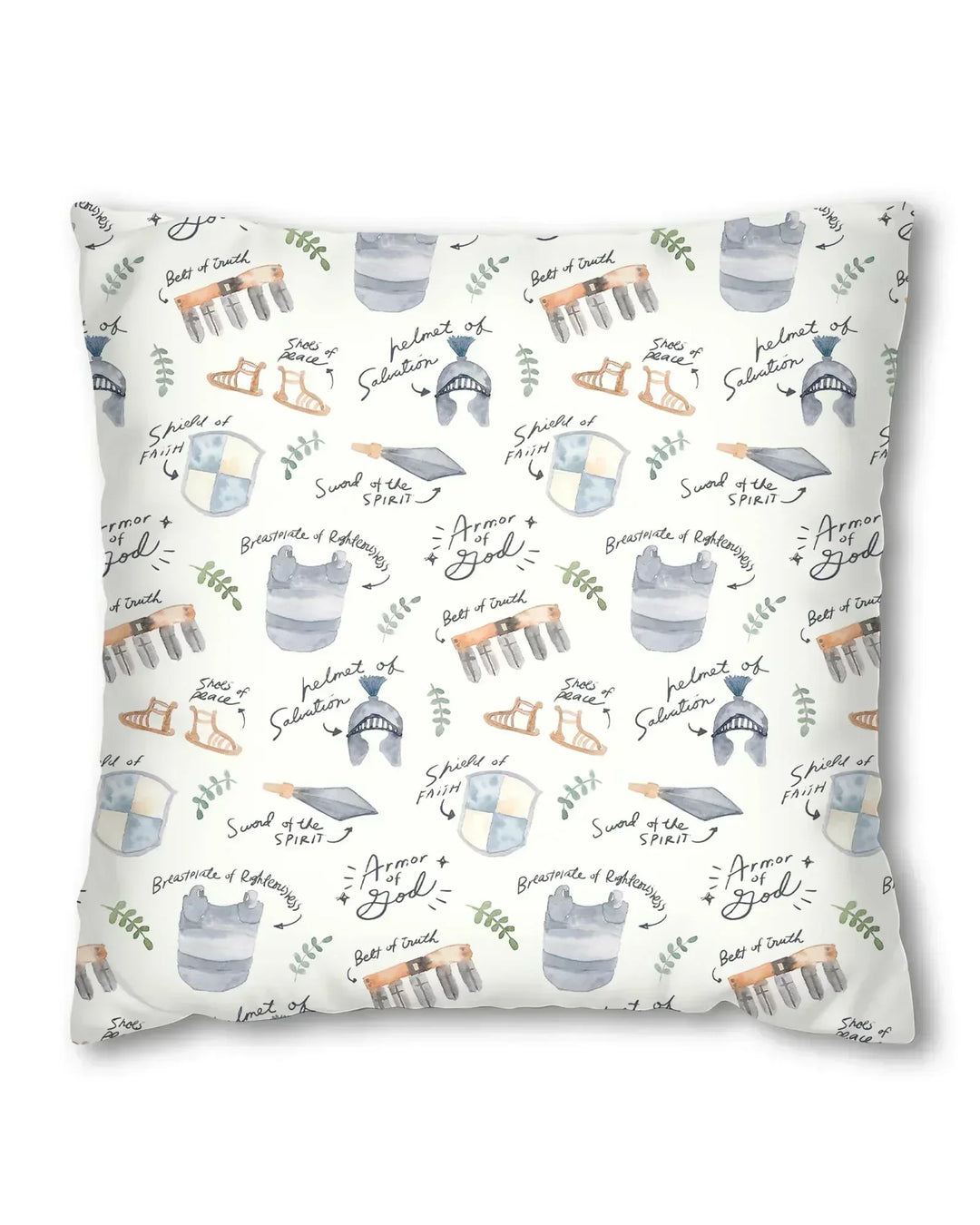 Ephesians 6:10-18 Armor of God Bamboo Pillow Case