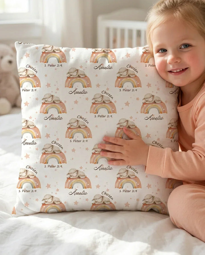 Chosen As His Own Custom Name Bamboo Pillow Case