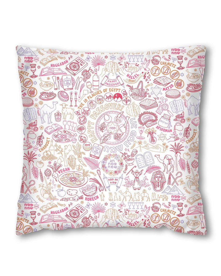 Doodle Passover Matching Family Bamboo Pillow Case