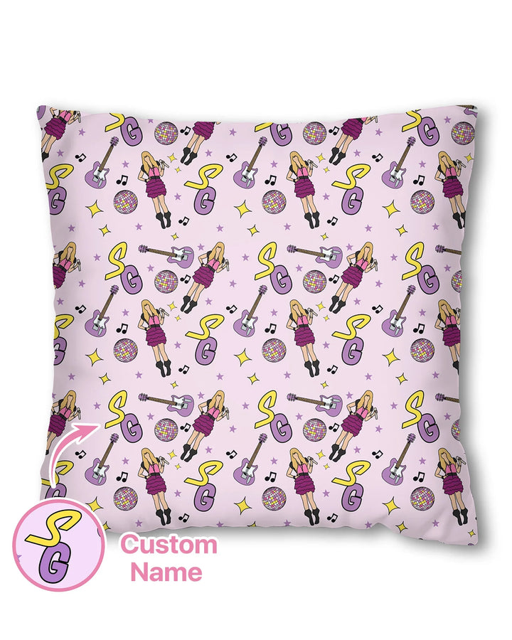 Custom Name Mini Rockstar Pillow Case