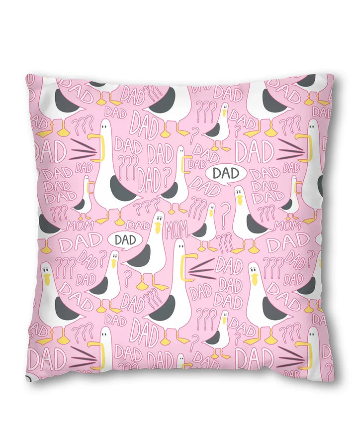 Funny Seagull DAD Bamboo Pillow Case