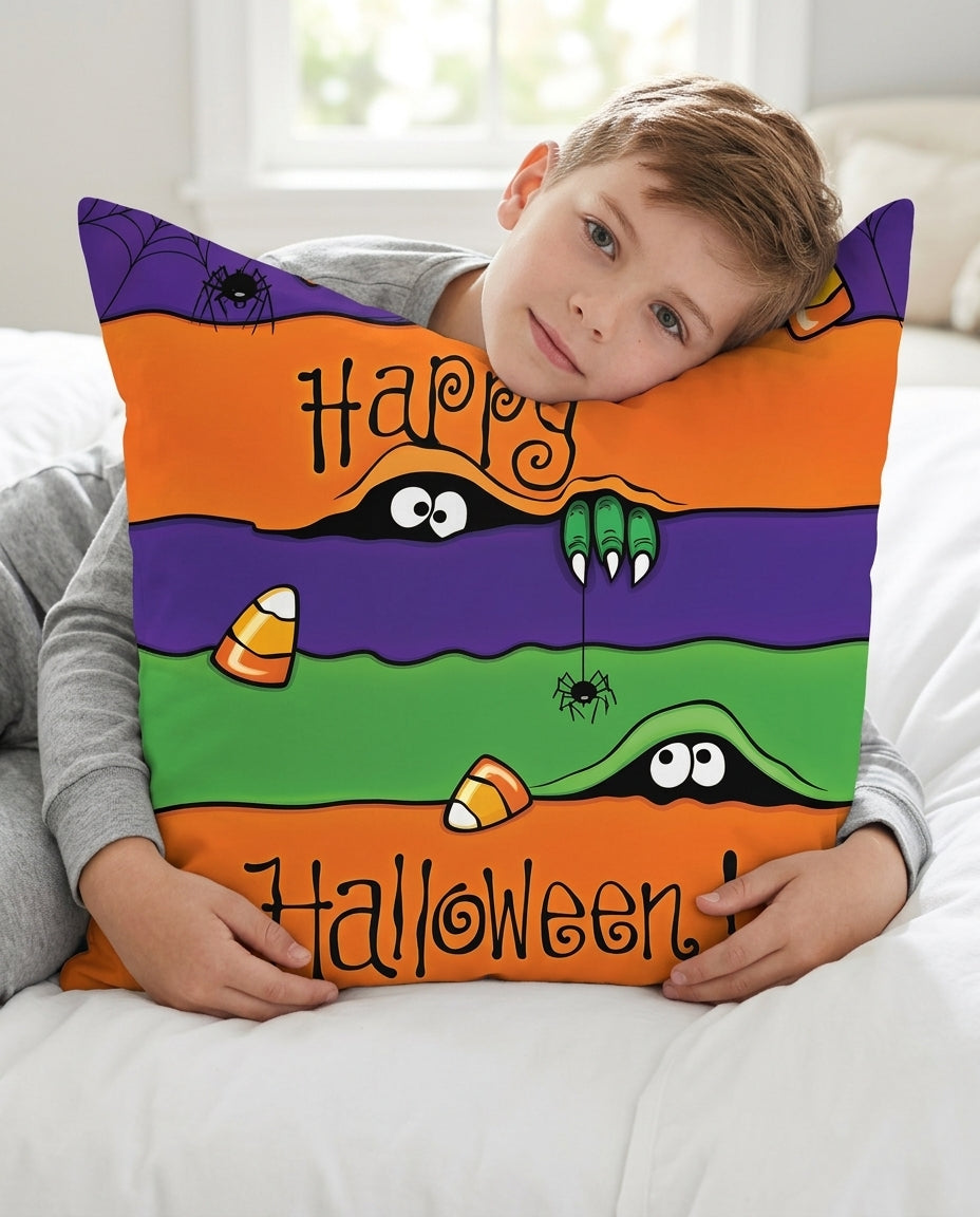 Happy Halloween Bamboo Pillow Case