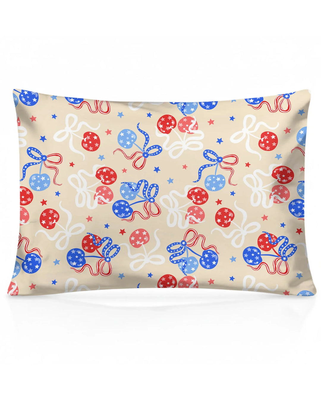 Cherry America 4th of July Bamboo Pillow Case