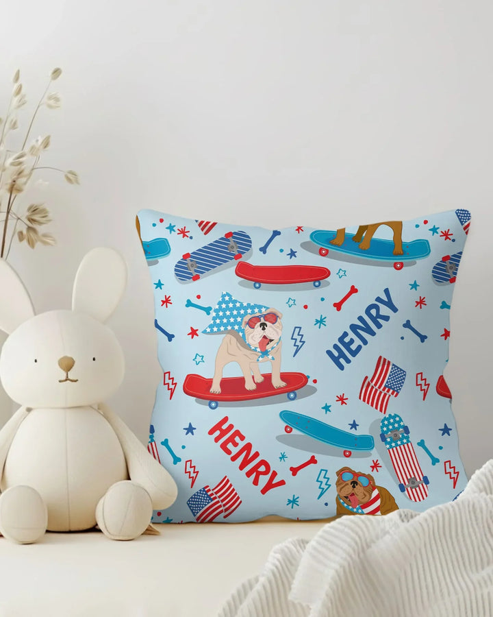 Joyful American Skates Custom Bamboo Pillow Case