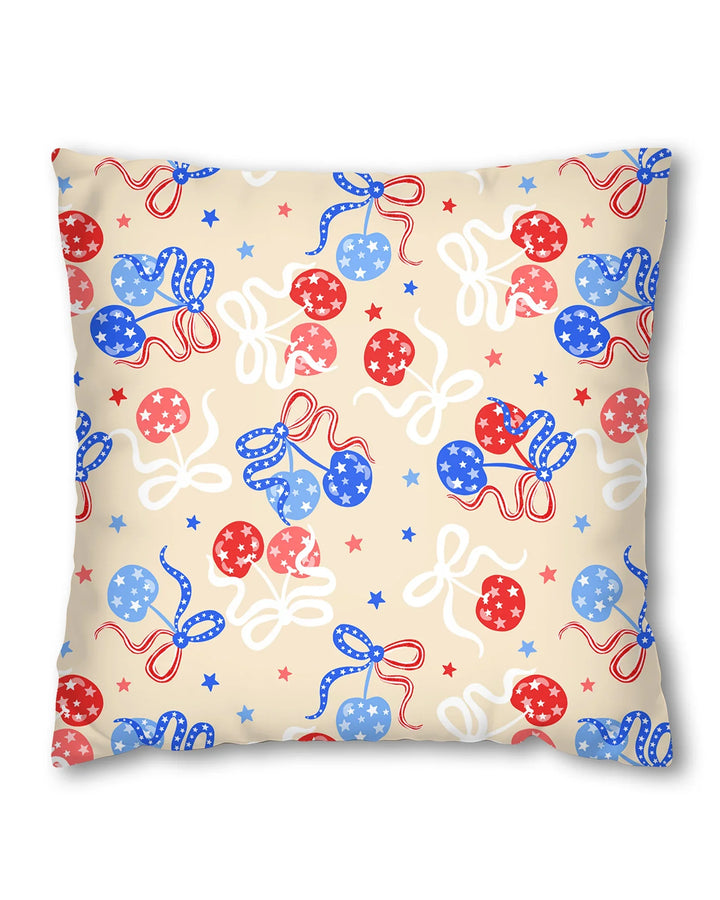 Cherry America 4th of July Bamboo Pillow Case
