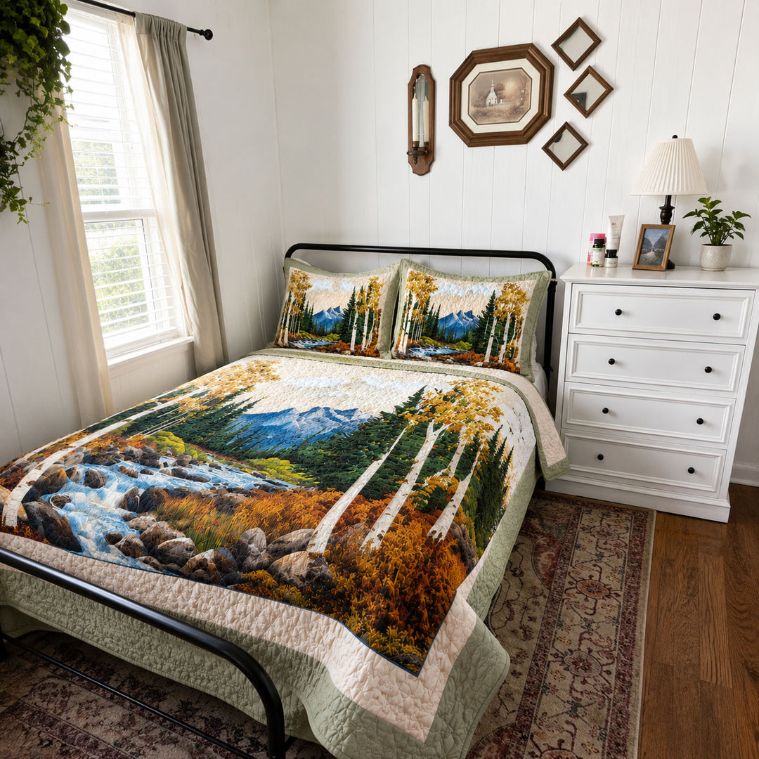 Pine Haven Bamboo Quilt Bedding Set
