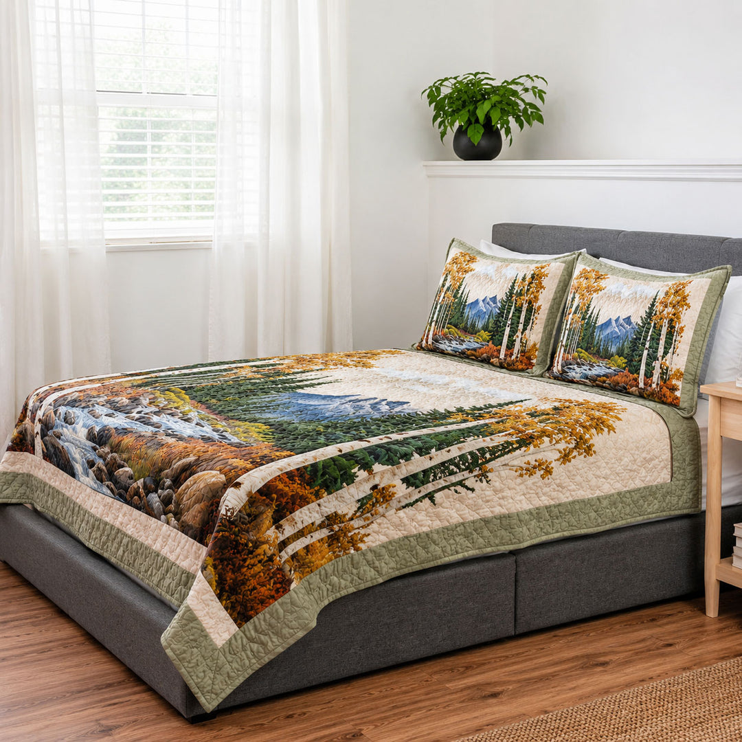 Pine Haven Bamboo Quilt Bedding Set