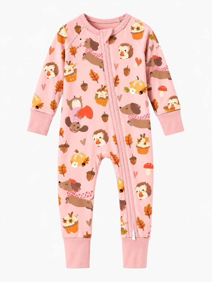 Pink Autumn Dachshund Love Bamboo Convertible Zippy