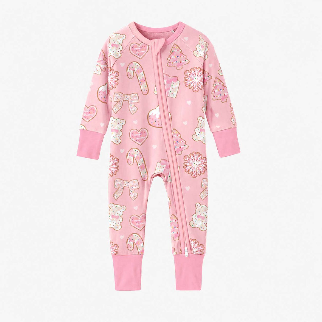Pink Christmas Sugar Cookies Bamboo Convertible Zippy