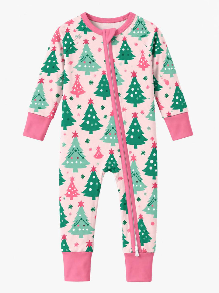 Pink Christmas Trees Bamboo Convertible Zippy