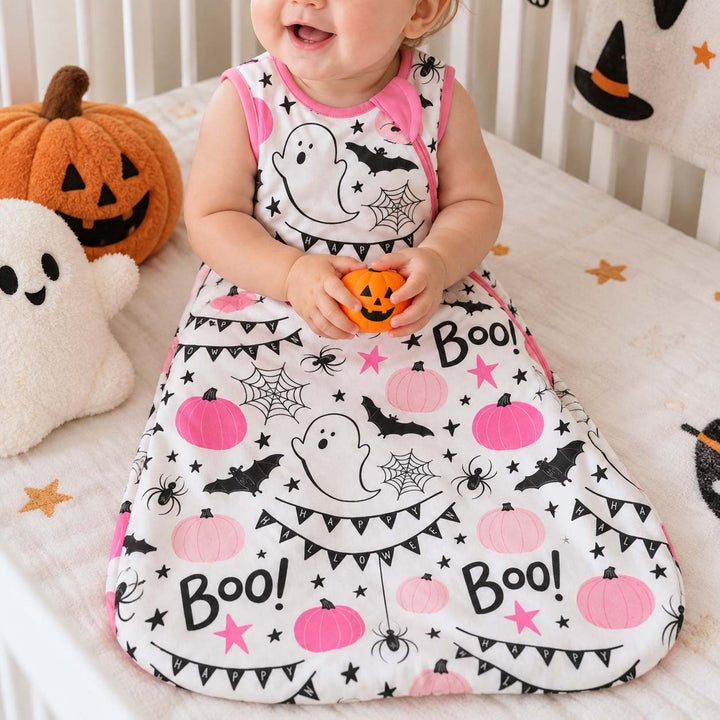Pink Halloween Party Bamboo Sleep Bag