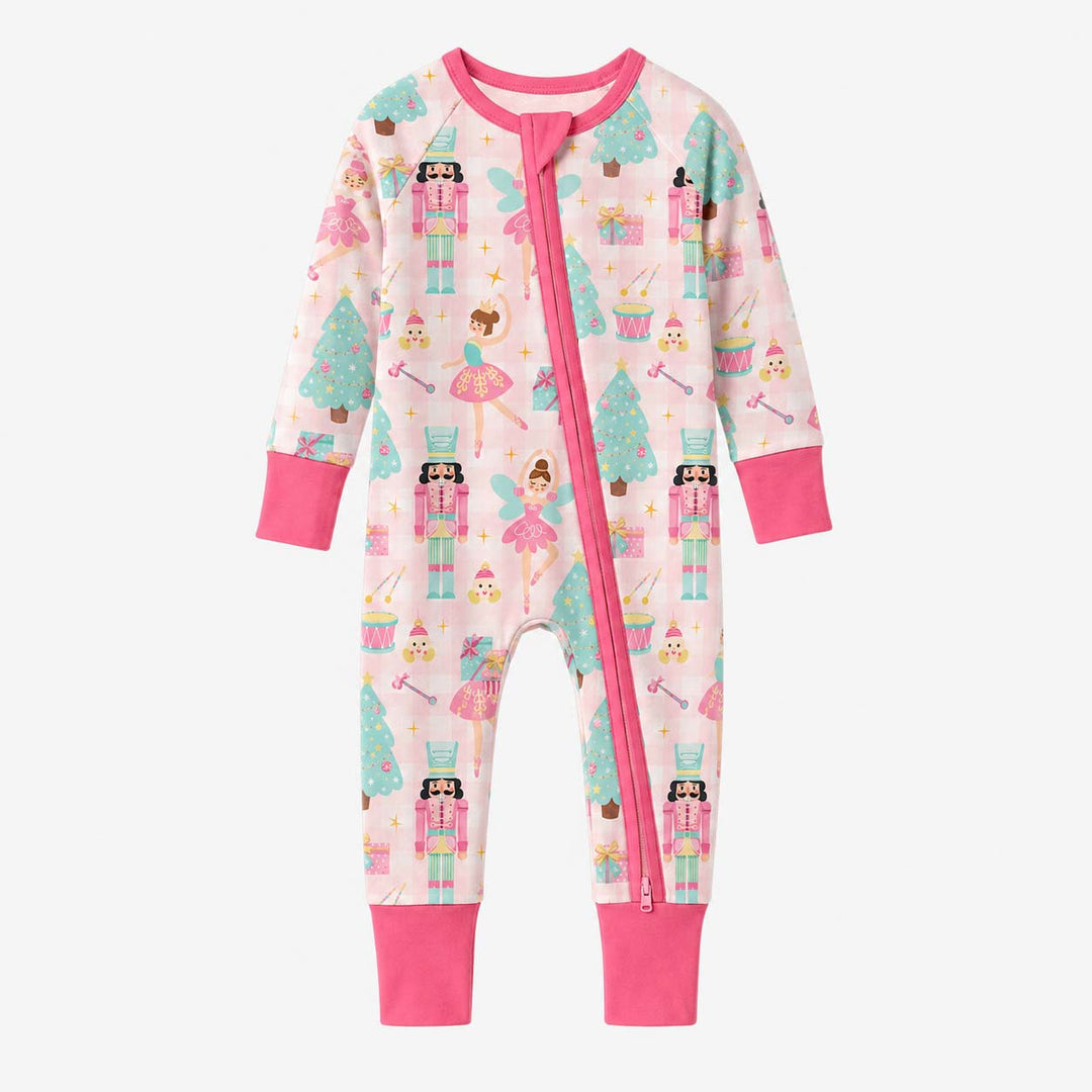 Pink Nutcracker Ballerina Christmas Bamboo Convertible Zippy