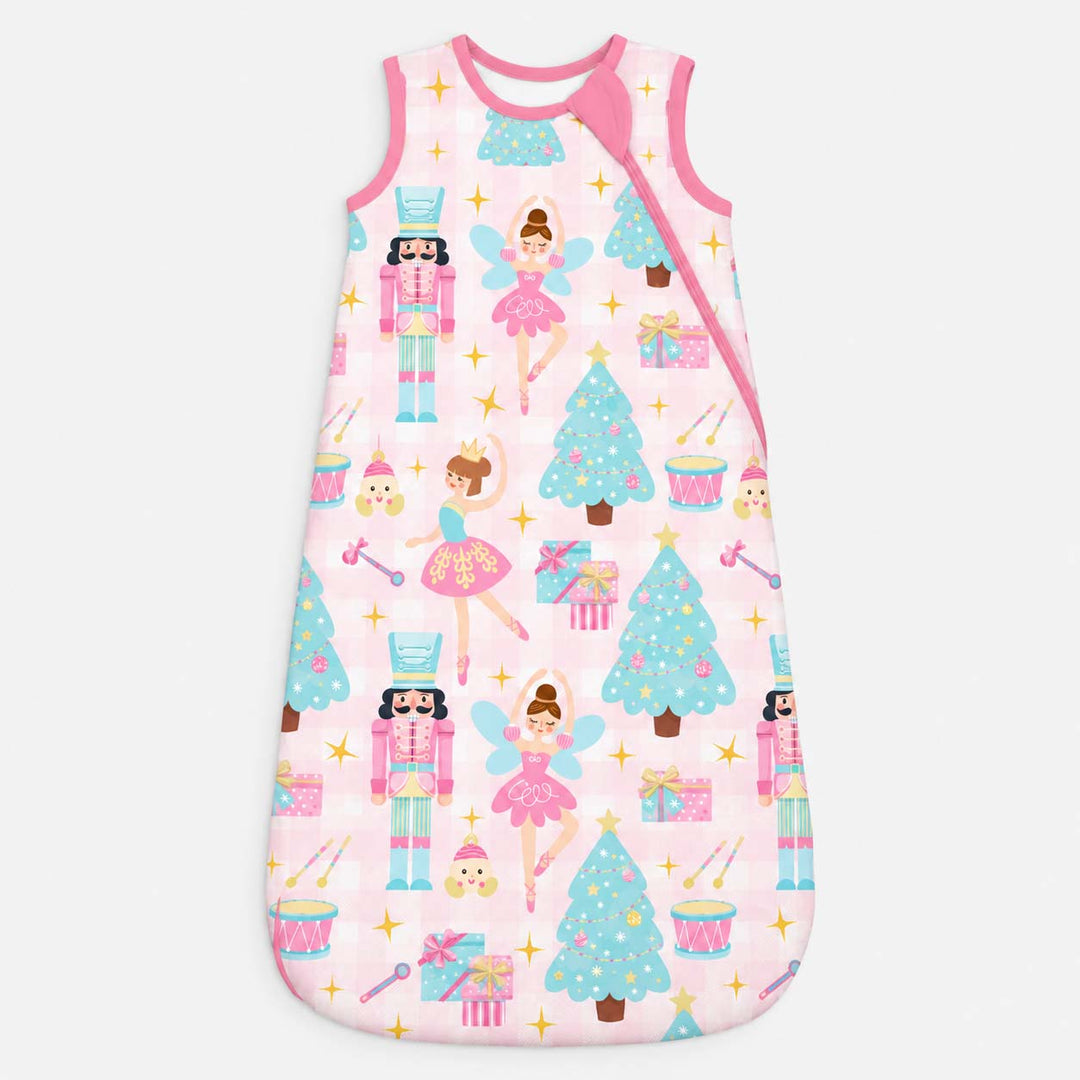 Pink Nutcracker Ballerina Christmas Bamboo Sleep Bag