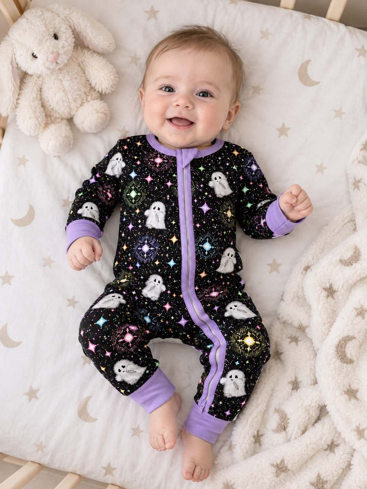 Pixel Ghost Galaxy Bamboo Convertible Zippy