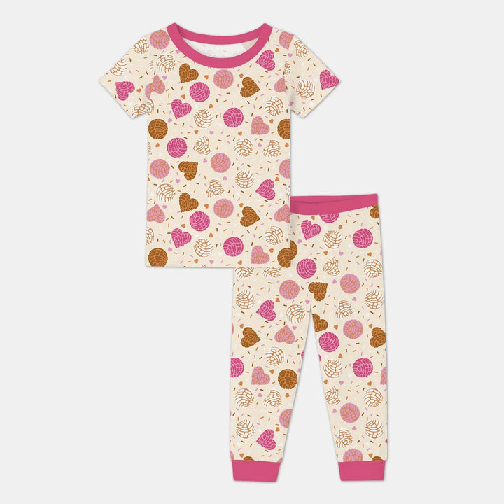 Sweet Concha Bamboo Two Piece Short Sleeve Pajama Set
