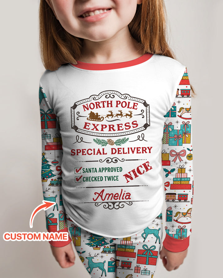 Santa’s Special Delivery Bamboo Two Piece Long Sleeve Pajama Set