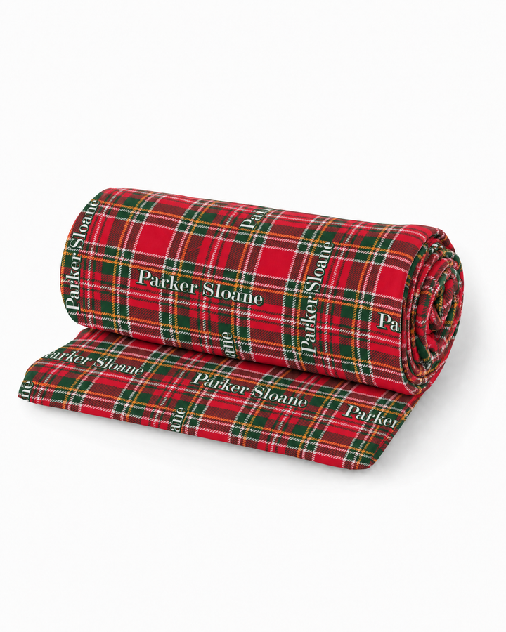 Personalized Christmas Bamboo Swaddle Blanket