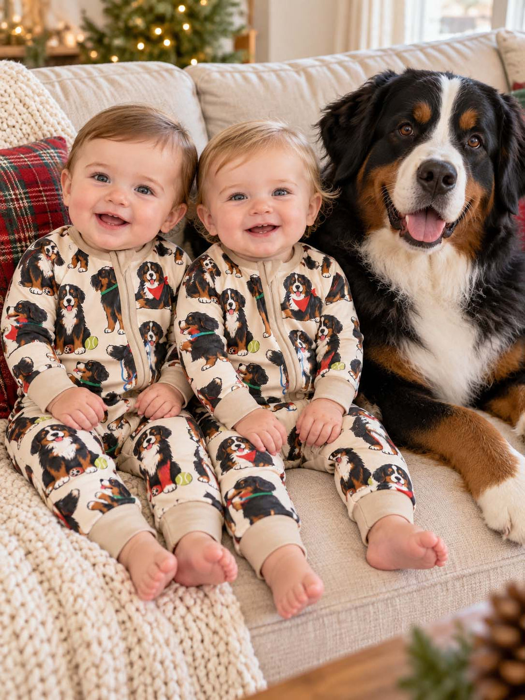 Bernese Mountain Dog Playtime Bamboo Convertible Zippy