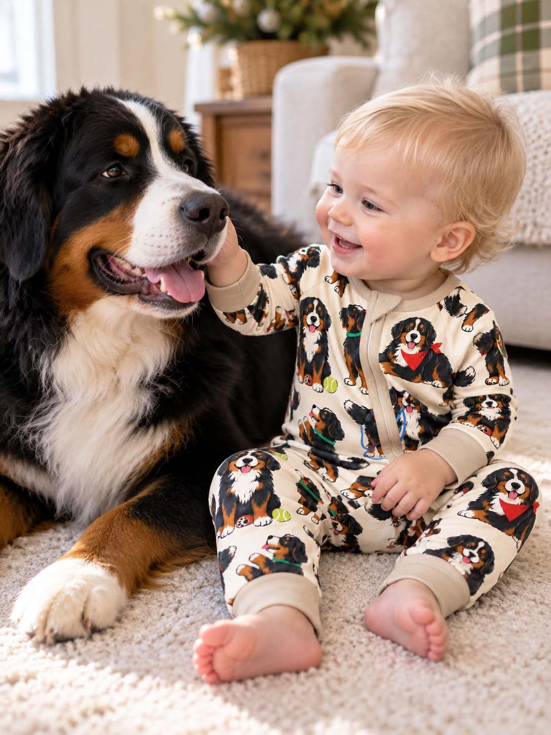 Bernese Mountain Dog Playtime Bamboo Convertible Zippy