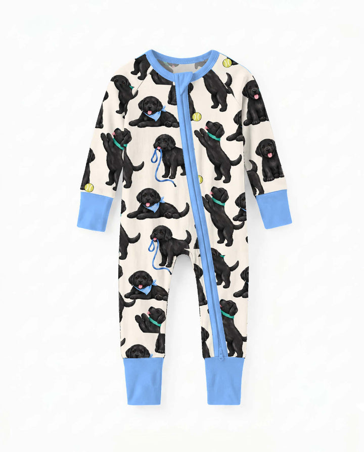 Playful Black Labrador Puppies Bamboo Convertible Zippy