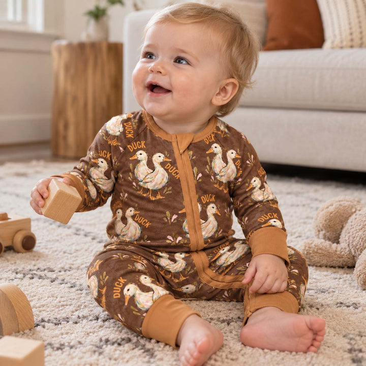 Playful Duck and Goose Bamboo Convertible Zippy