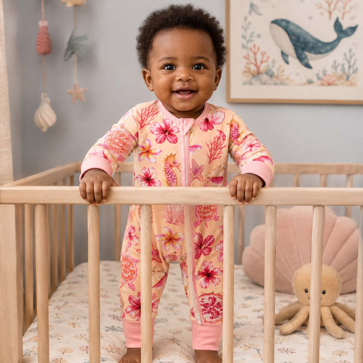Playful Ocean Creatures Bamboo Convertible Zippy
