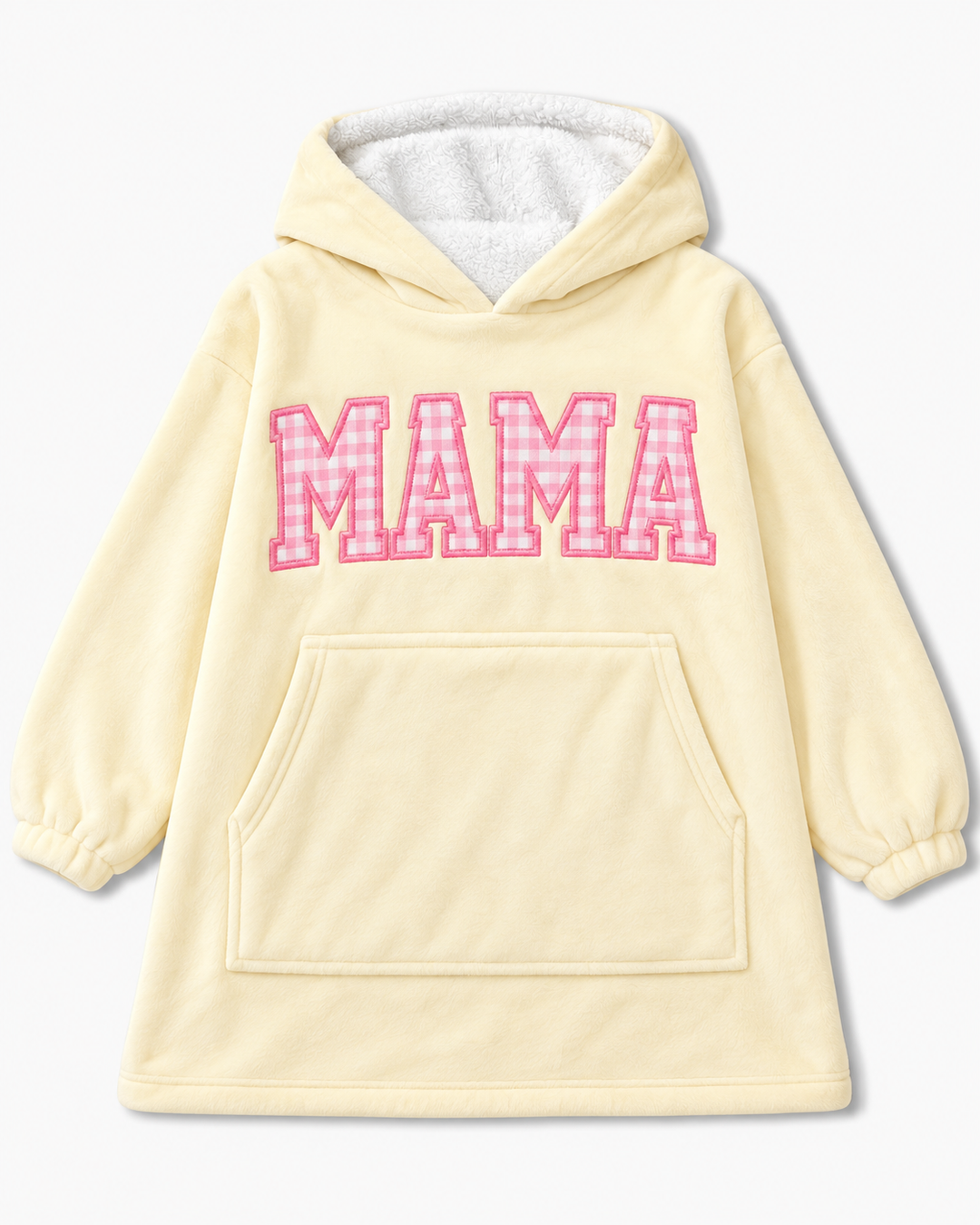 Custom Sweet Family Matching Embroidered Bamboo Blanket Hoodie