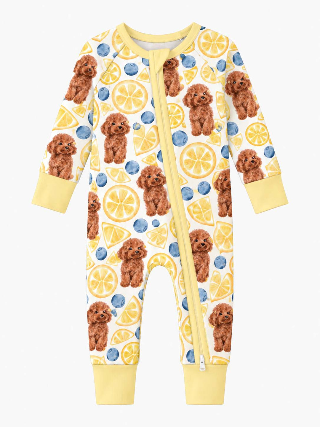 Poodle Lemon Blueberry Bamboo Convertible Zippy