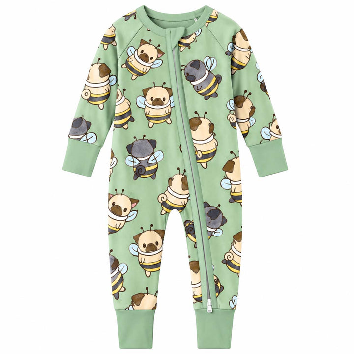 Pug Bumblebee Bamboo Convertible Zippy