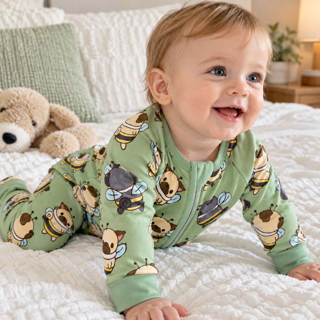 Pug Bumblebee Bamboo Convertible Zippy
