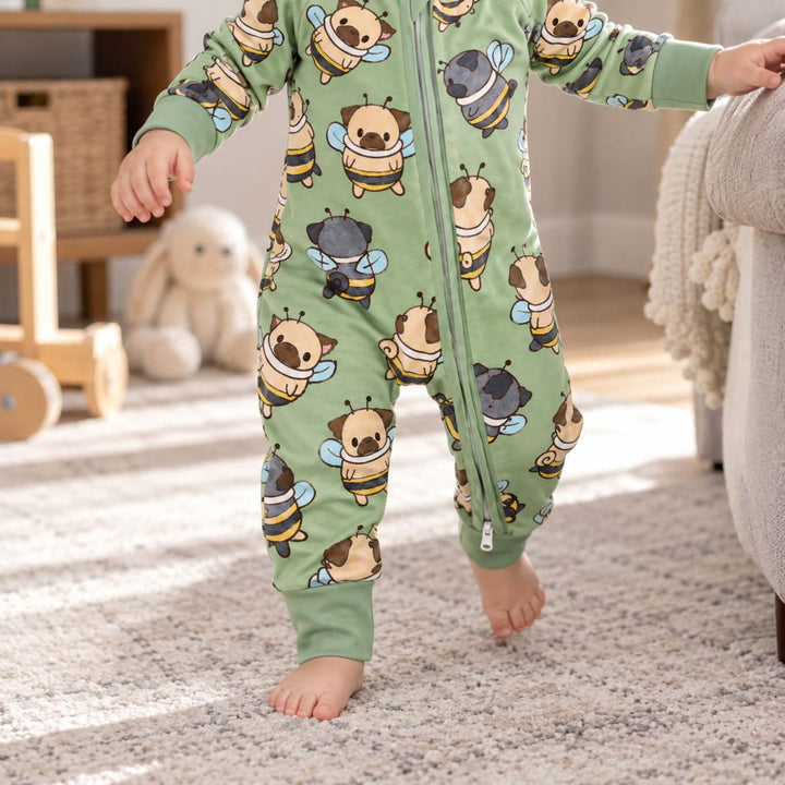 Pug Bumblebee Bamboo Convertible Zippy