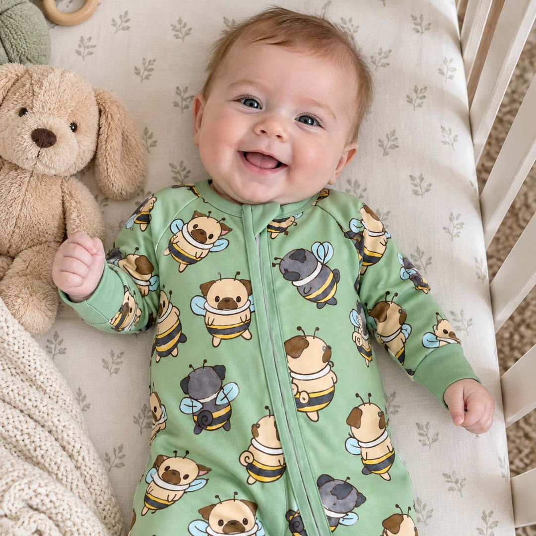 Pug Bumblebee Bamboo Convertible Zippy