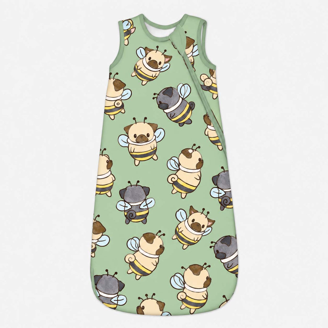 Pug Bumblebee Bamboo Sleep Bag