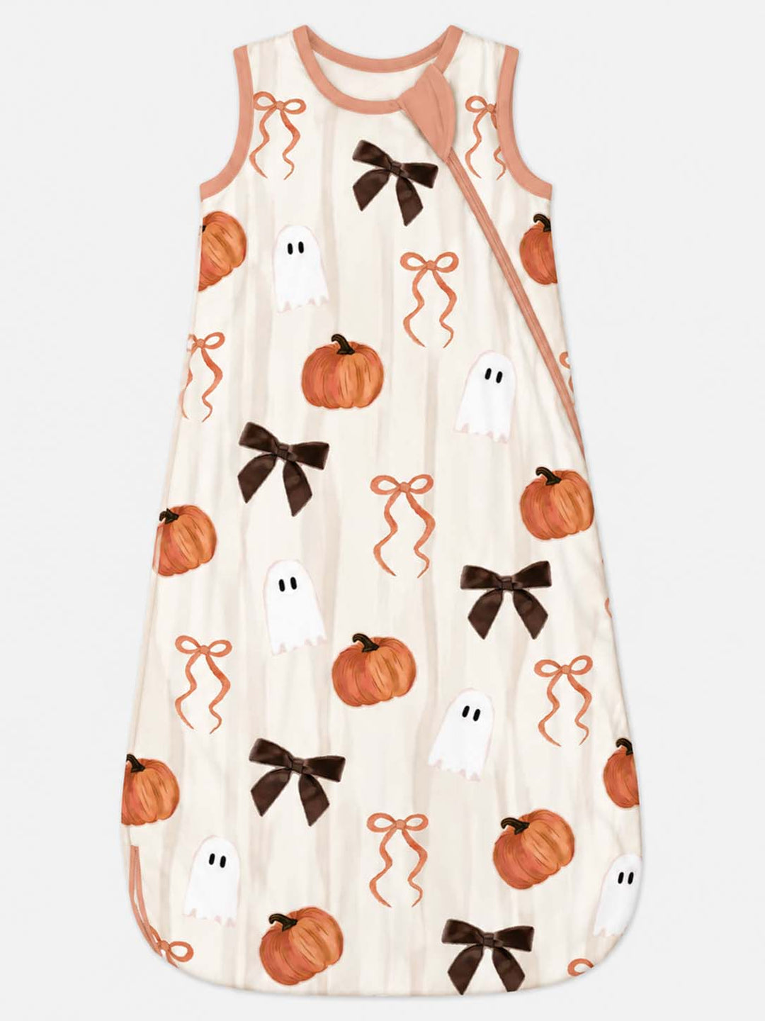 Pumpkin Ghost Bow Halloween Bamboo Sleep Bag