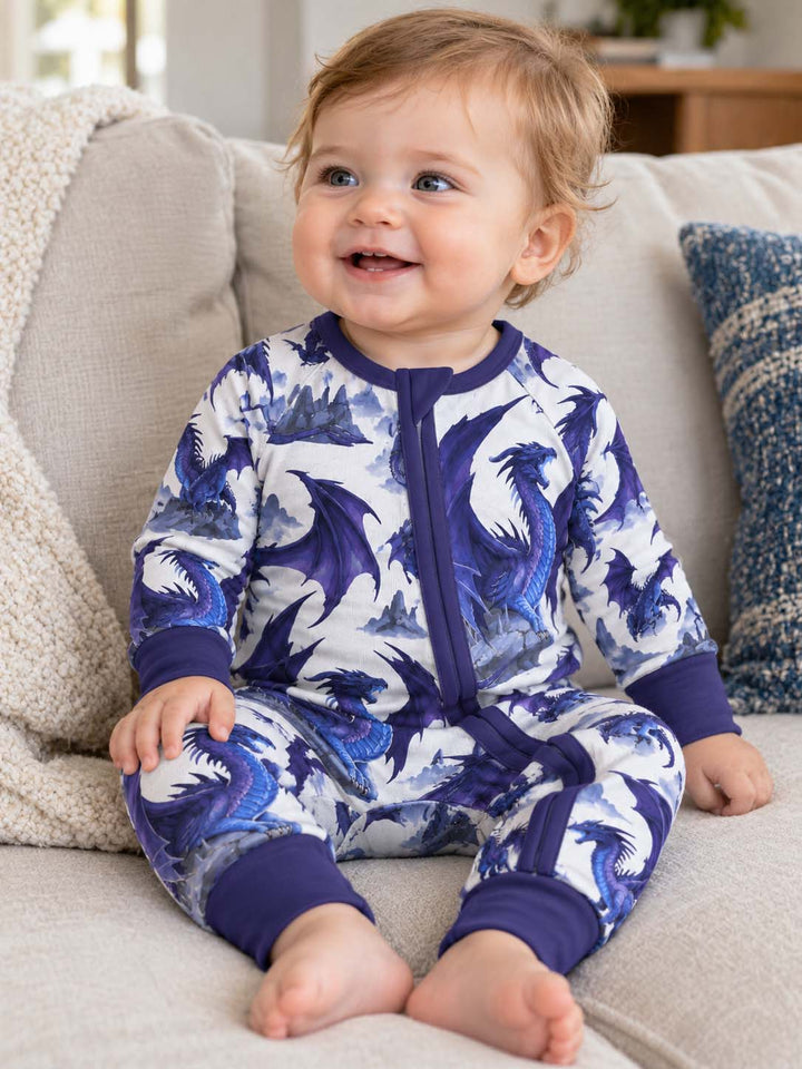 Purple Fire Dragon Bamboo Convertible Zippy