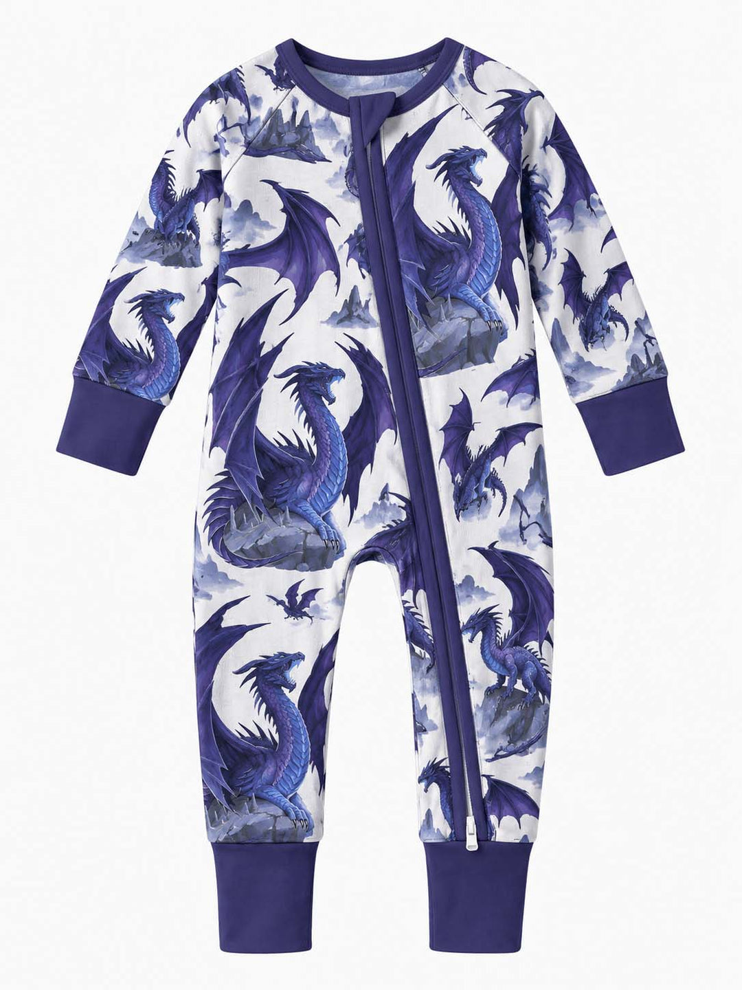 Purple Fire Dragon Bamboo Convertible Zippy