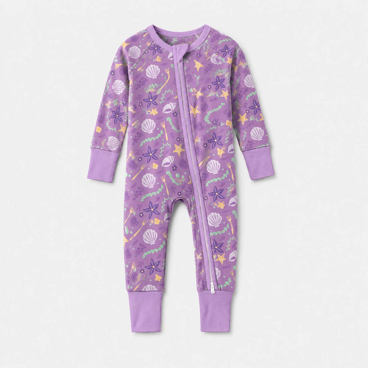 Purple Seaside Treasures Bamboo Convertible Zippy