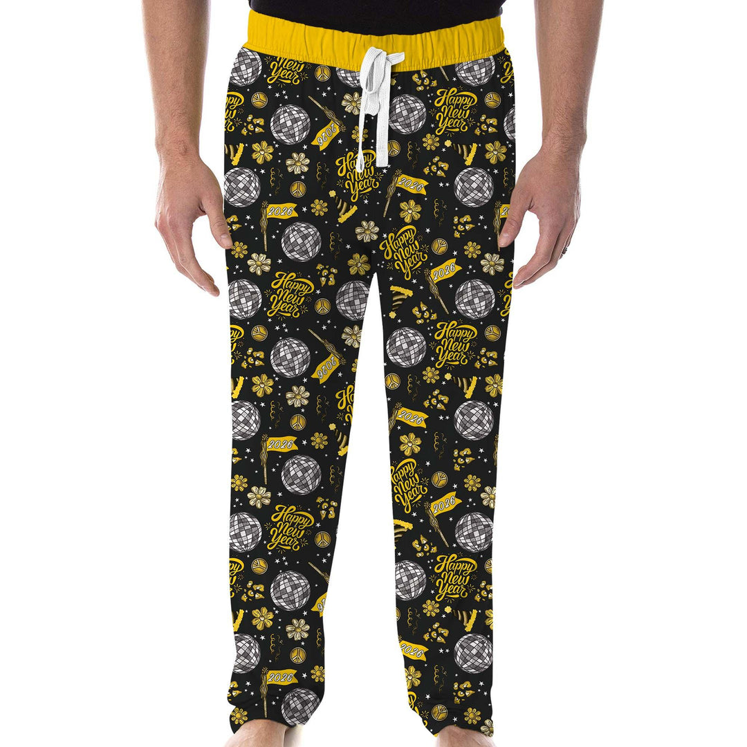 Disco New Years Eve Bamboo Men's Pajama Set