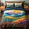 Radiant Sun Bamboo Quilt Bedding Set