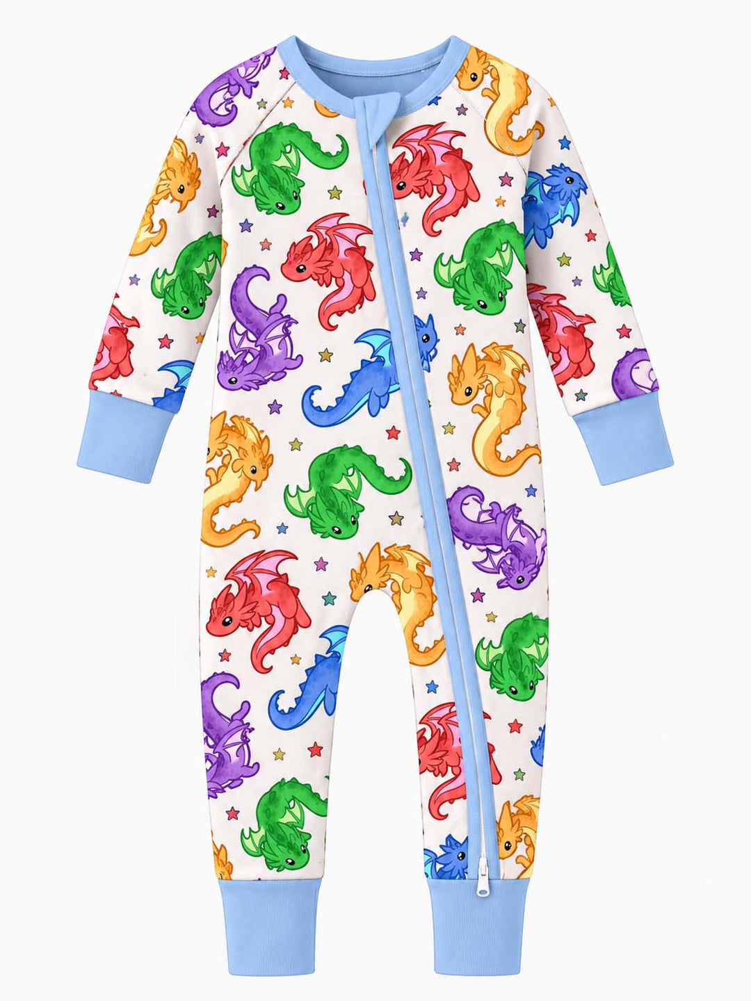 Rainbow Baby Dragons Bamboo Convertible Zippy