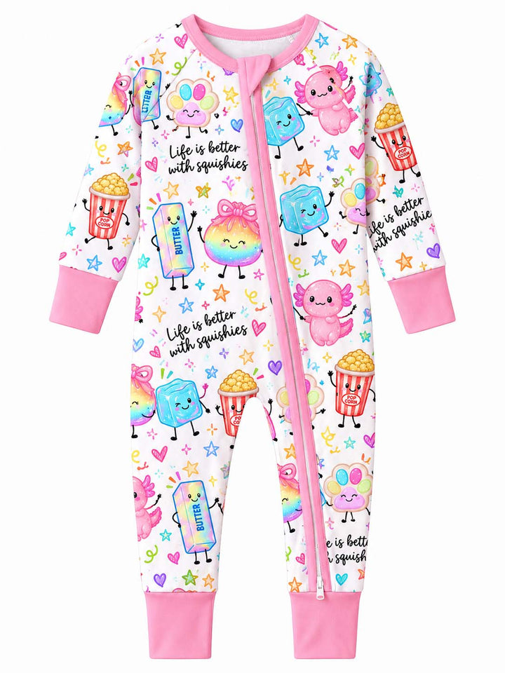 Rainbow Squishy Friends Bamboo Convertible Zippy