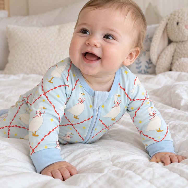 Red Ribbon Duck Bamboo Convertible Zippy