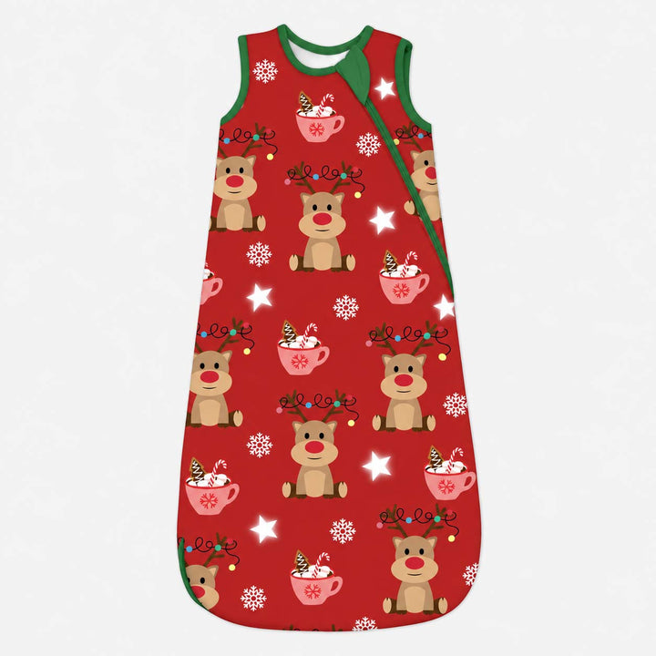 Reindeer Cocoa Christmas Bamboo Sleep Bag