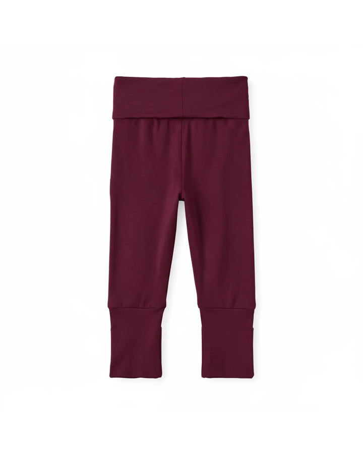 Solid Color Bamboo Fold Over Legging
