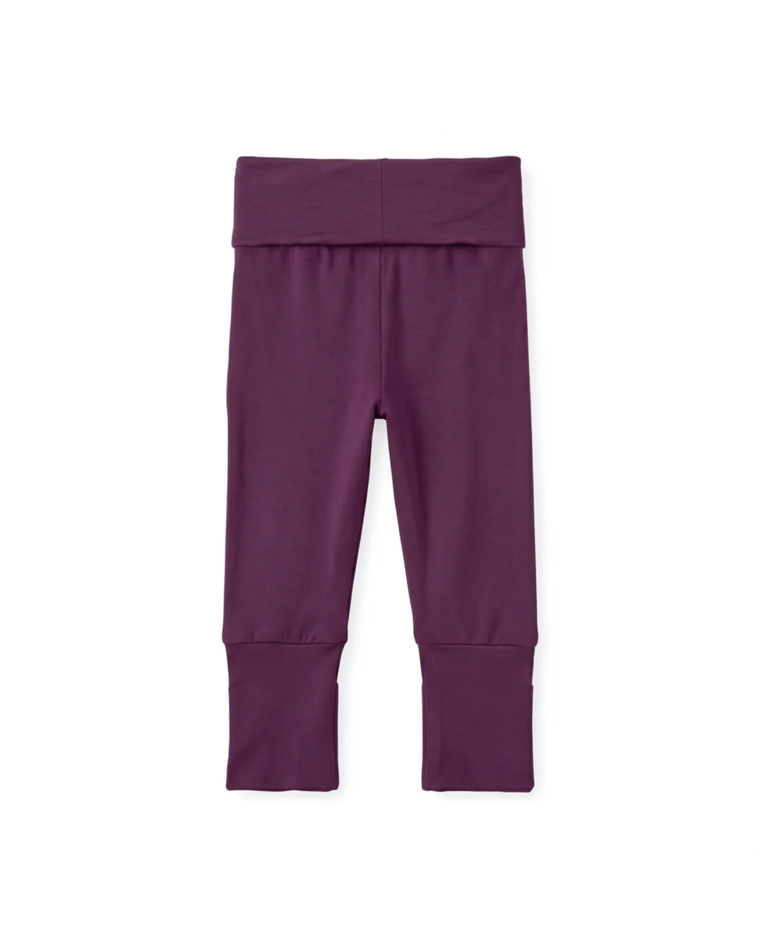 Solid Color Bamboo Fold Over Legging