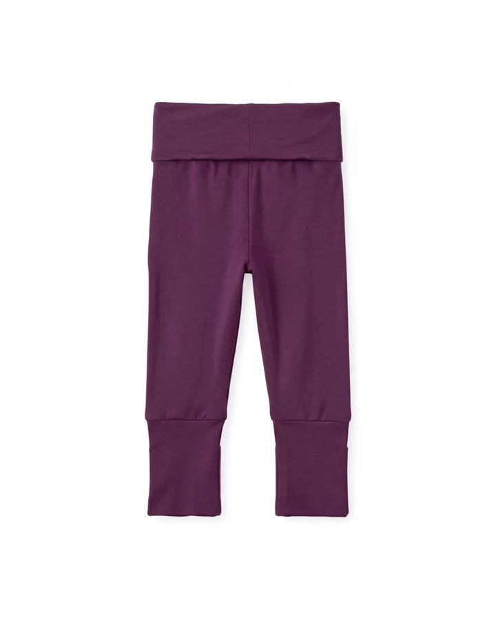 Solid Color Bamboo Fold Over Legging