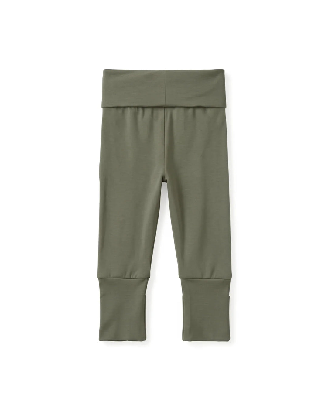 Solid Color Bamboo Fold Over Legging